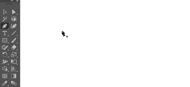 break the handle pen tool